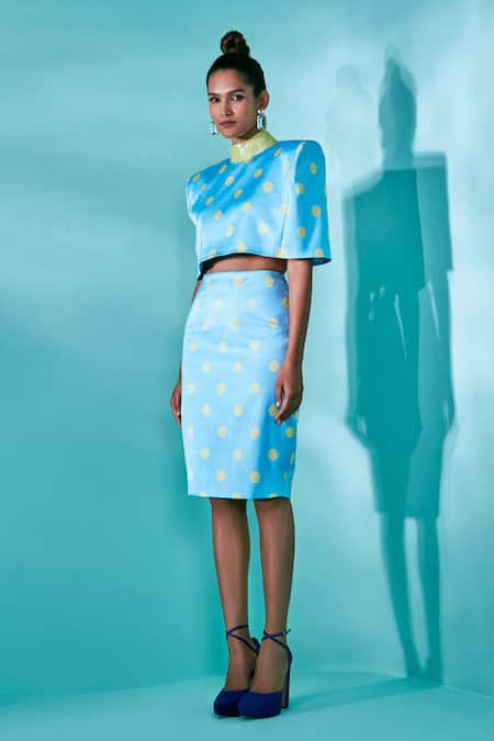 Nayantaara The Bud Box Polka Dot Print Skirt Set 