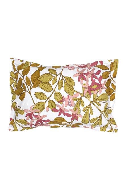 House This Pink 100% Cotton Moringa King Bedsheet Set Online at Aza Fashions House This_Pink 100% Cotton Moringa King Bedsheet Set_Online_at_Aza_Fashions