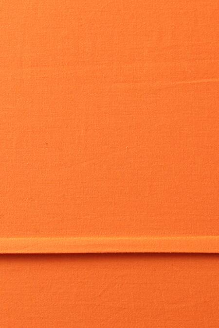 House This_Orange 100% Cotton Piyambu Double Bedsheet Set_Online_at_Aza_Fashions