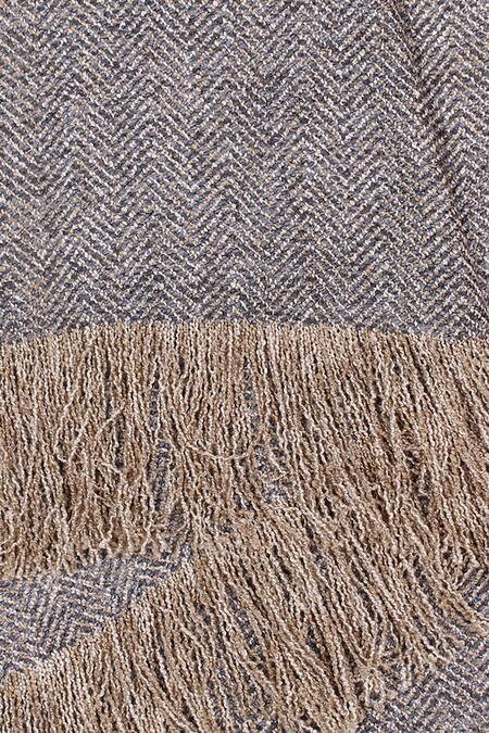 House This Grey 100% Cotton Chevron Pattern Purvanchal Throw Online at Aza Fashions House This_Grey 100% Cotton Chevron Pattern Purvanchal Throw_Online_at_Aza_Fashions