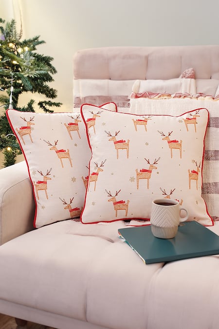 House This Jolly Cotton Reindeer Pattern Gift Set 