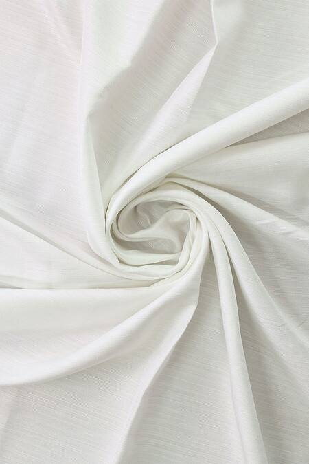 Buy_House This_White 100% Polyester Indus Semi Opaque Door Curtain_Online_at_Aza_Fashions