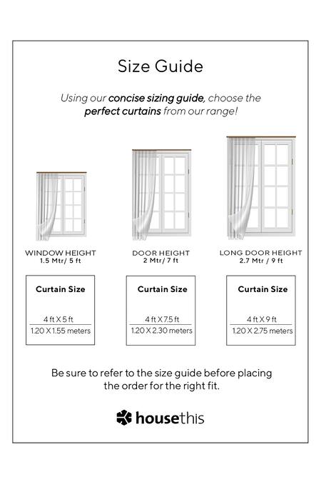 Buy_House This_White 100% Polyester Indus Semi Opaque Door Curtain
