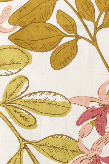 House This_Pink 100% Cotton Outer.inner Polyfill Print Moringa Double Dohar_Online_at_Aza_Fashions