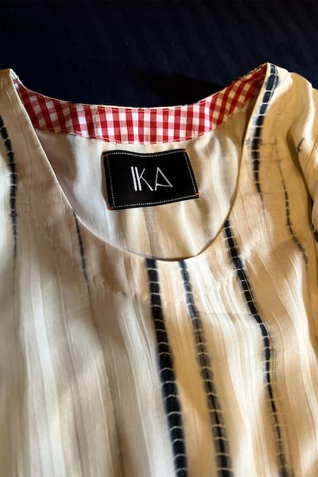 Ika Silk Tie Dye Kurta Churidar Set 