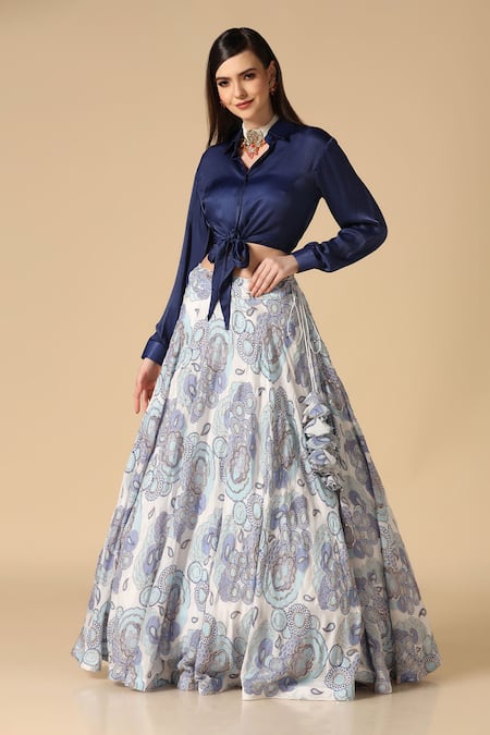 Shop Full Sleeve Lehenga Choli Collection Online | Andaaz Fashion USA