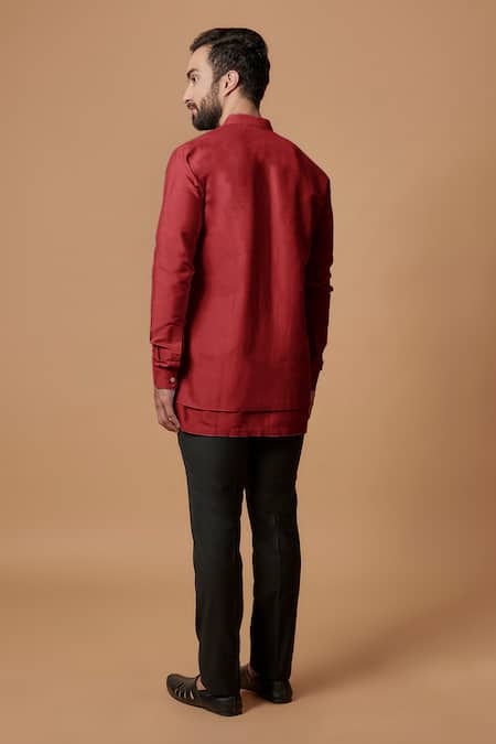 Bubber Couture Ekvir Cotton Silk Shirt Kurta 