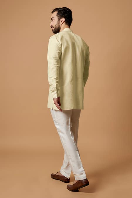 Bubber Couture Omair Cotton Silk Shirt Kurta 