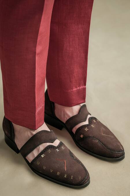 Buy Jatin Malik Red Linen, Silk Embroidery Hand Kurta Set Online at Aza Fashions Buy_Jatin Malik_Red Linen, Silk Embroidery Hand Kurta Set _Online_at_Aza_Fashions