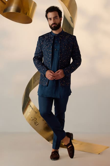 HAMSAFAR Men's Dual Color Cotton Linen Designer Wear Short Kurta – Hamsafar  Emporium