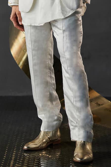 Jatin Malik Black Modal, Rayon Petals Gala Embellished Sunflower Overshirt And Pant Set Online at Aza Fashions Jatin Malik_Black Modal, Rayon Petals Gala Embellished Sunflower Overshirt And Pant Set _Online_at_Aza_Fashions