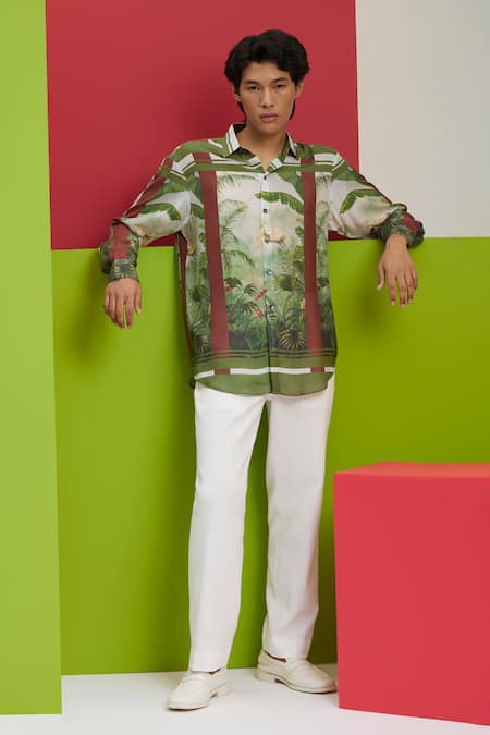 Nautanky Mirage Printed Shirt 