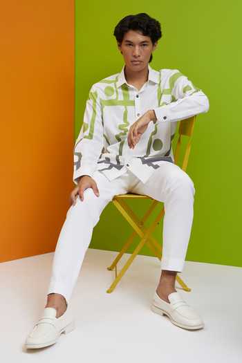 Shop_Nautanky_White Polyester Frolic Abstract Print Shirt _Online_at_Aza_Fashions