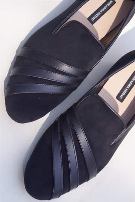 Shradha Hedau Footwear Couture Christian Stripe Detail Moccasin 