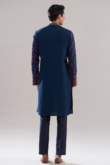 Asuka Floral Embroidered Kurta & Pyjama Set 