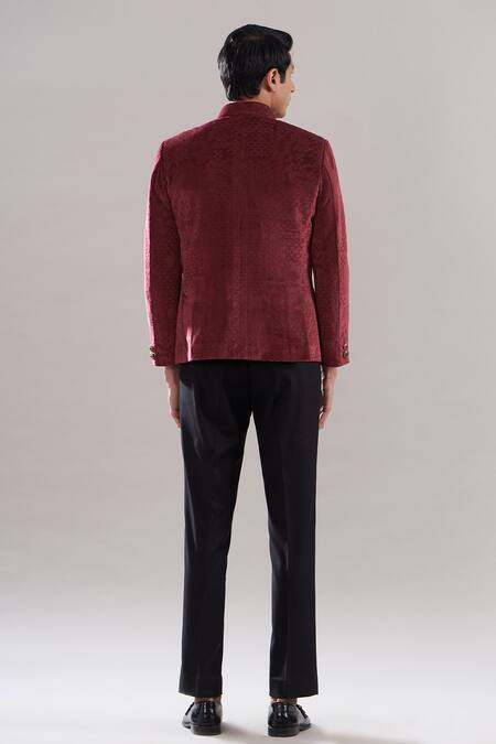 Asuka Thread Embroidered Bandhgala & Trouser Set 