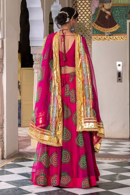 Gulabo Jaipur Chanchal Geometric Print Skirt Set 