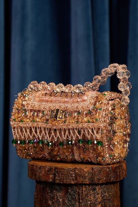 Bag Head Hexagon Embellished Bag 