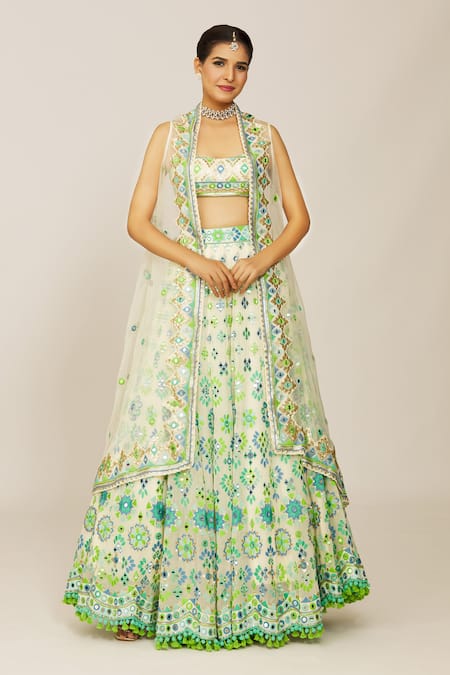 Gopi Vaid Gayathri Embellished Lehenga Set 