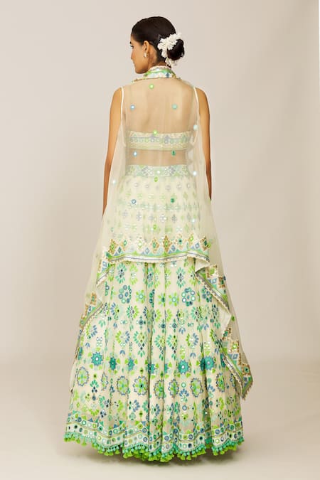 Gopi Vaid Gayathri Embellished Lehenga Set 