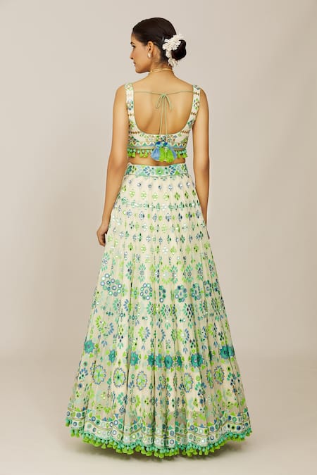 Gopi Vaid Aanya Mela Embellished Bridal Lehenga Set 