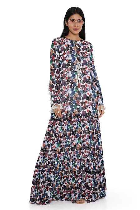 PS Pret by Payal Singhal Butterfly Print Boho Dress 