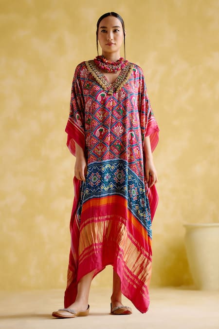 5Elements Advaita Motif Print Kaftan 