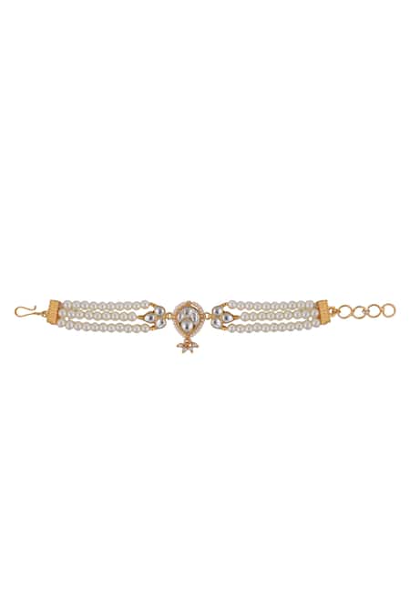 Riana Jewellery Vintage Jadtar Stone Bracelet 