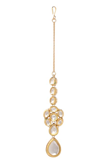 Buy_Minaki_Red Diamonds, Stones Kundan Meenakari Necklace Set 