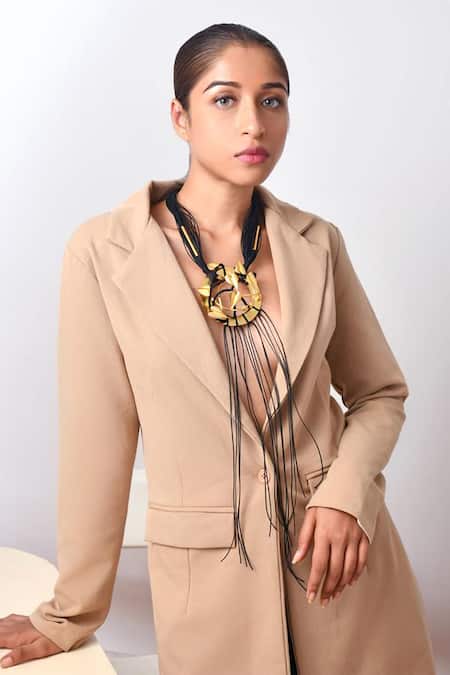 Zaza By Somya Gold Plated Handcrafted Necklace 