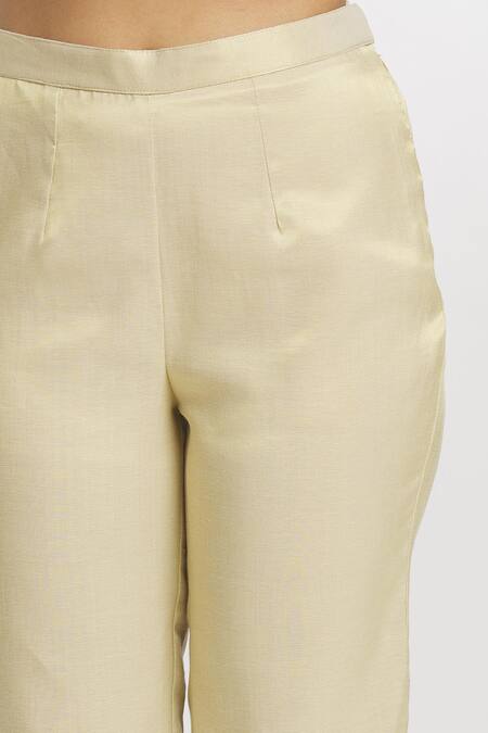 Buy Zimmermann Wide-leg Silk Pants - Gold At 30% Off | Editorialist