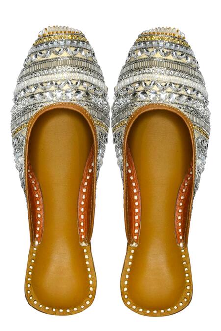 Buy Yassio Gold Ariana Embroidered Mules Online at Aza Fashions Buy_Yassio_Gold Ariana Embroidered Mules _Online_at_Aza_Fashions