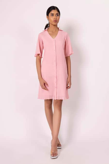 SHIMONA Orchid Solid Dress 