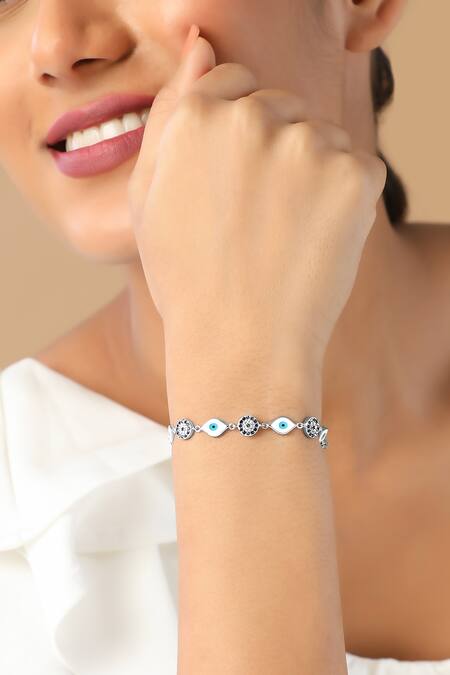 Swarovski evil eye on sale bracelet