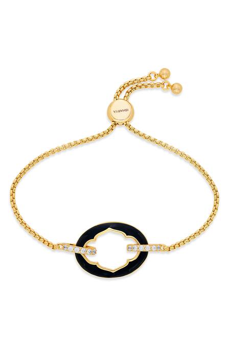 Buy Isharya Multi Color Cubic Zirconia Sliving Vault Bracelet - Single Pc at Aza Fashions Buy_Isharya_Multi Color Cubic Zirconia Sliving Vault Bracelet - Single Pc_at_Aza_Fashions