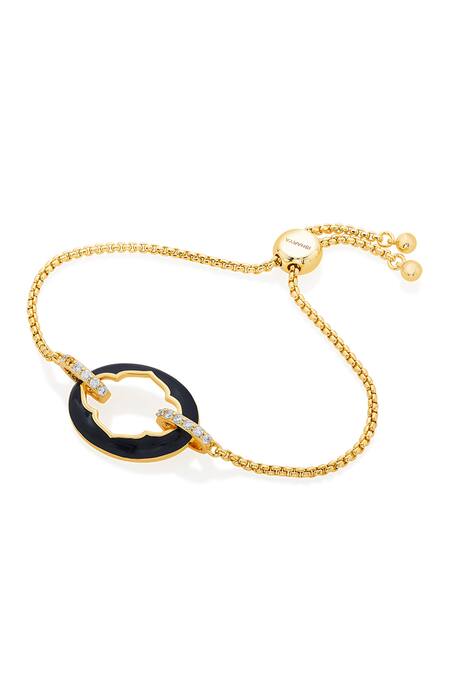 Isharya Multi Color Cubic Zirconia Sliving Vault Bracelet - Single Pc Online at Aza Fashions Isharya_Multi Color Cubic Zirconia Sliving Vault Bracelet - Single Pc_Online_at_Aza_Fashions