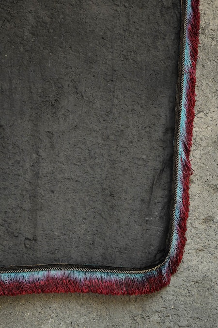 Buy NUHH Black Georgette, Satin, Organza Sequins High Neck Bling Kurta Flared Pant Set Buy_NUHH_Black Georgette, Satin, Organza Sequins High Neck Bling Kurta Flared Pant Set