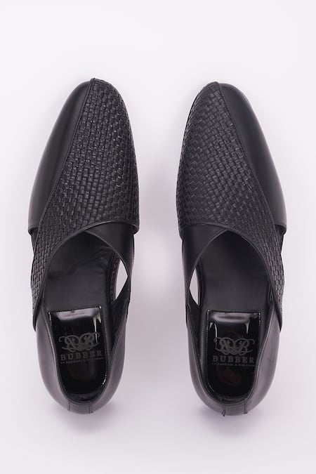 Bubber Couture Basket Weave Pattern Peshawari Sandal 