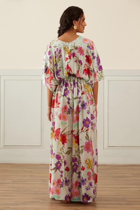 House Of Pink Floral Print Jumpsuit 