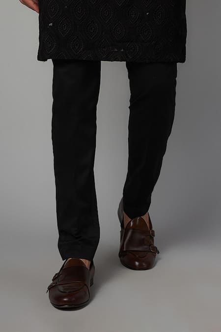 Buy Rabani & Rakha Black Georgette Embroidery, Sequins Chikankari Bundi Kurta Set Online at Aza Fashions Buy_Rabani & Rakha_Black Georgette Embroidery, Sequins Chikankari Bundi Kurta Set _Online_at_Aza_Fashions