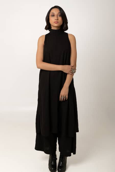 Ka-Sha Kari Round High Neck Tunic 