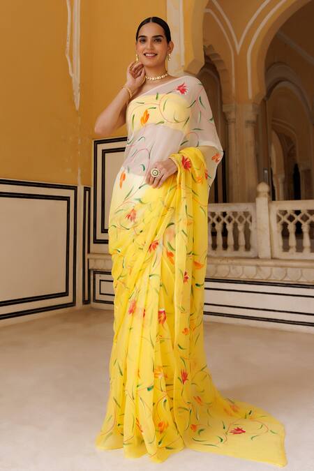 Chiffon Jaipuri Lehariya Saree in Jaipur - Dealers, Manufacturers &  Suppliers -Justdial