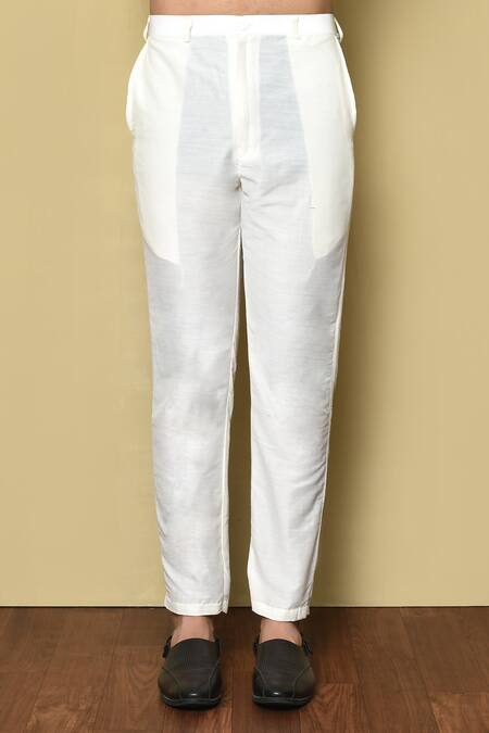 Arihant Rai Sinha_Yellow Kurta Silk Geometric Metallic Set_Online_at_Aza_Fashions