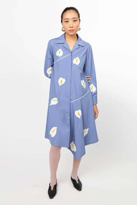 Leh Studios Petal Slide Shirt Dress 