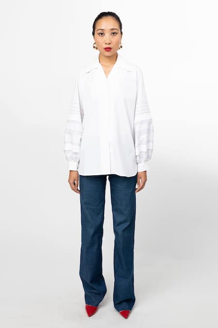 Leh Studios Trickle Micro Pleated Shirt 