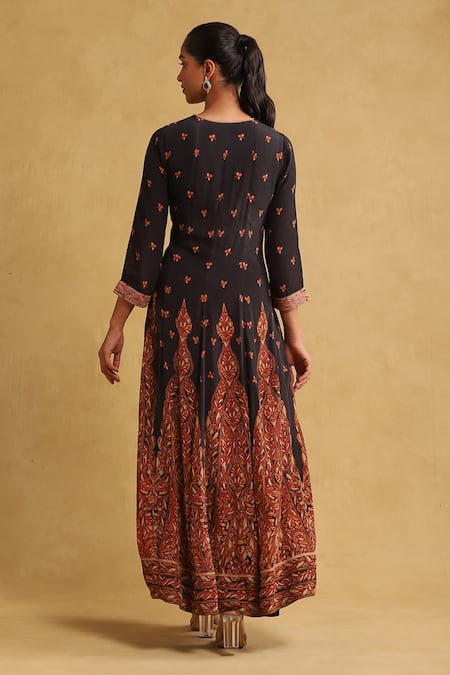 Ritu Kumar Floral Pattern Anarkali Set