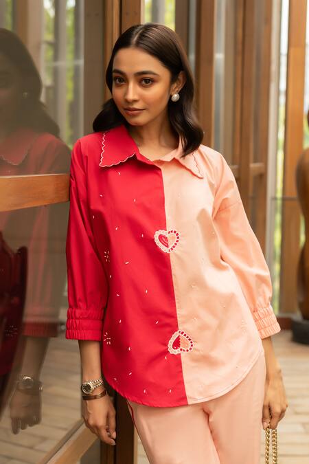 pink shirt colour