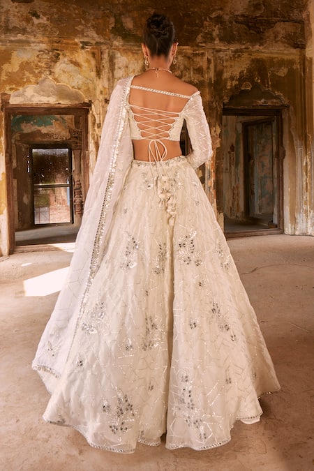 Labelmayaa Heer Gota Embroidered Lehenga Set 