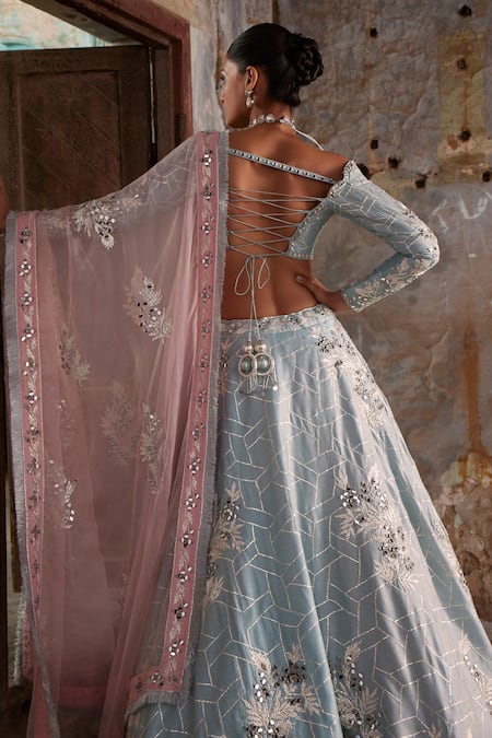 Labelmayaa Heer Gota Work Lehenga Set 