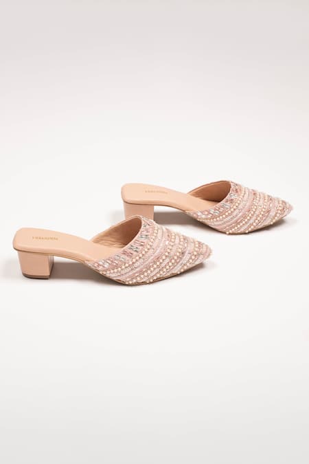 Buy Urbansway Pink 3d Crystals Stones And Sequin Work Mules Online at Aza Fashions Buy_Urbansway_Pink 3d Crystals Stones And Sequin Work Mules _Online_at_Aza_Fashions